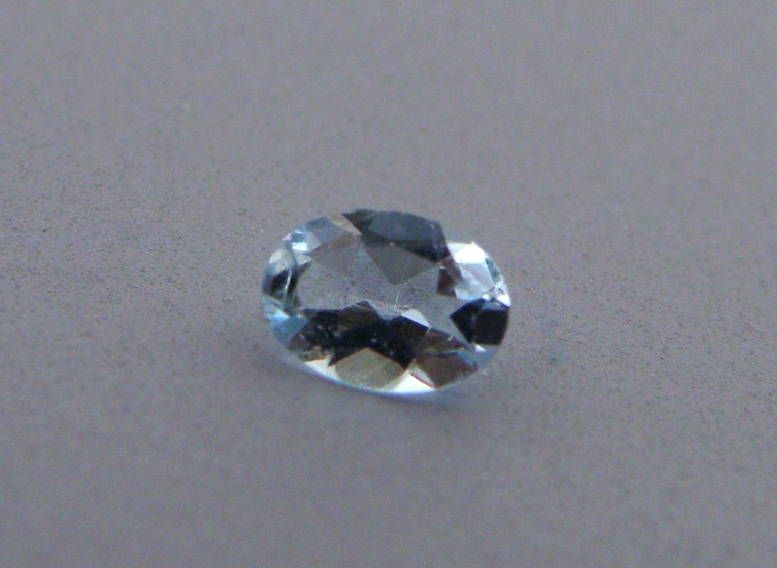 6x4mm OVAL CUT LOOSE NATURAL BEAUTIFUL BLUE AQUAMARINE (1 of 1)