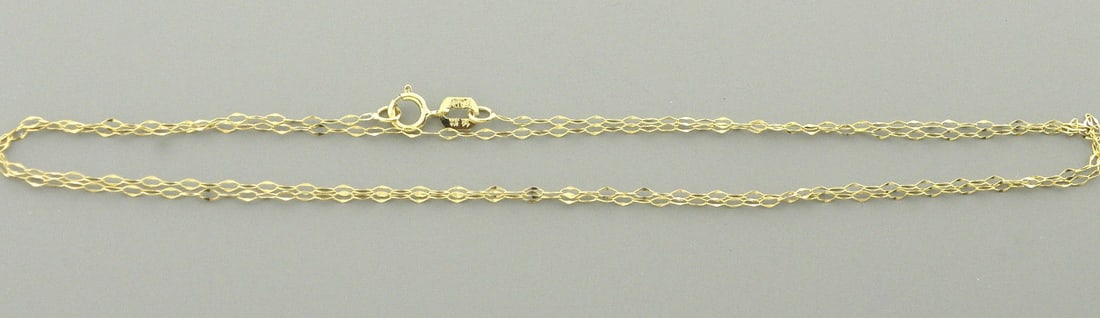 NEW 14K YELLOW GOLD CABLE CHAIN, 20" NECKLACE ITALY (1 of 2)