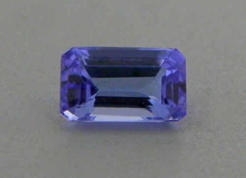 6x4mm NATURAL LOOSE EMERALD CUT PURPLE TANZANITE (1 of 1)