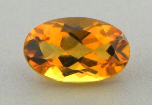 10x8mm LOOSE NATURAL OVAL CUT CITRINE (1 of 1)