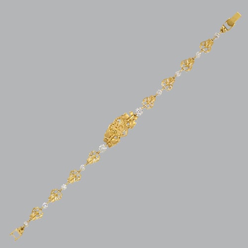 14K YELLOW GOLD CZ 15 ANOS BRACELET HEART BUTTERFLY: 14K YELLOW GOLD BRACELET 14K Solid Yellow Gold (not gold plated or gold filled)Cz cubic zirconiaApprox. 7mm Wide, 11mm CenterHigh Polish/Satin Finish/Cubic ZirconiaHeart with butterfly designH-ClaspSt