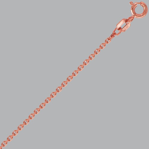 NEW 14K ROSE GOLD CABLE CHAIN NECKLACE (1 of 2)
