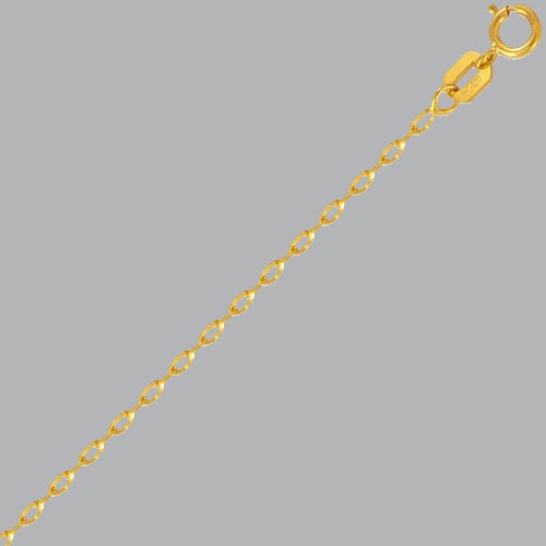 NEW 14K YELLOW GOLD OVAL COBRA CHAIN NECKLACE: 14K YELLOW GOLD OVAL COBRA CHAIN NECKLACE 14K Solid Yellow Gold (not gold plated or gold filled) Sizes measure from 1.5mm wide Lengths measure from 18" Well made chains Chains have spring clasps 14K Y