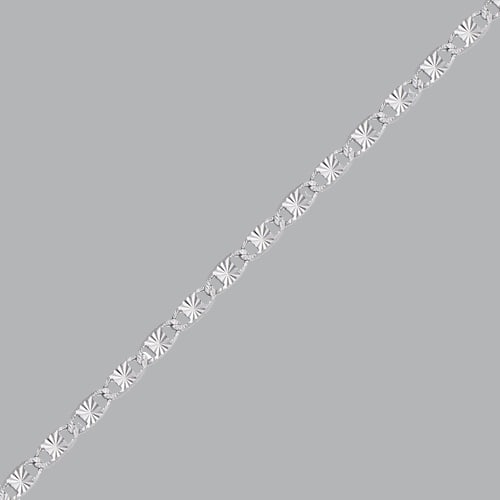 NEW 14K WHITE GOLD VALENTINO CHAIN NECKLACE: NEW 14K WHITE GOLD VALENTINO NECKLACE 14K Solid White Gold Necklace (not gold plated or gold filled) Sizes measure 2mm wide Lengths measure from 18" Well made chains All chains have lobster clasps Cha