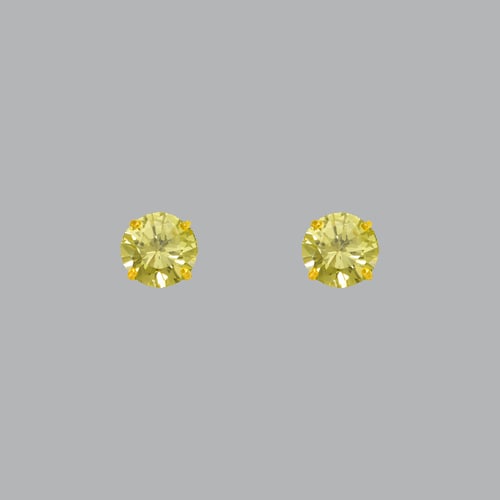 14K YELLOW GOLD STUD CZ EARRINGS YELLOW 4mm: NEW 14K YELLOW GOLD STUD EARRINGS New 14K Yellow Gold Earrings Measures: 4mm Stud earrings with cubic zirconia Earrings have a polished finish Stamp: 14k Avg Weight: apx 1 gram