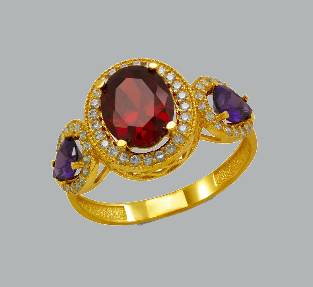 NEW 14K YELLOW GOLD LADIES CZ RING OVAL COCKTAIL RING: NEW 14K YELLOW GOLD DOUBLE HALO CZ RING New 14K Yellow solid gold ring Ring size 7 Center stone Size - 11mm x 12.5mm Cubic Zirconia Polished Finish Apx Weight: 3.3g