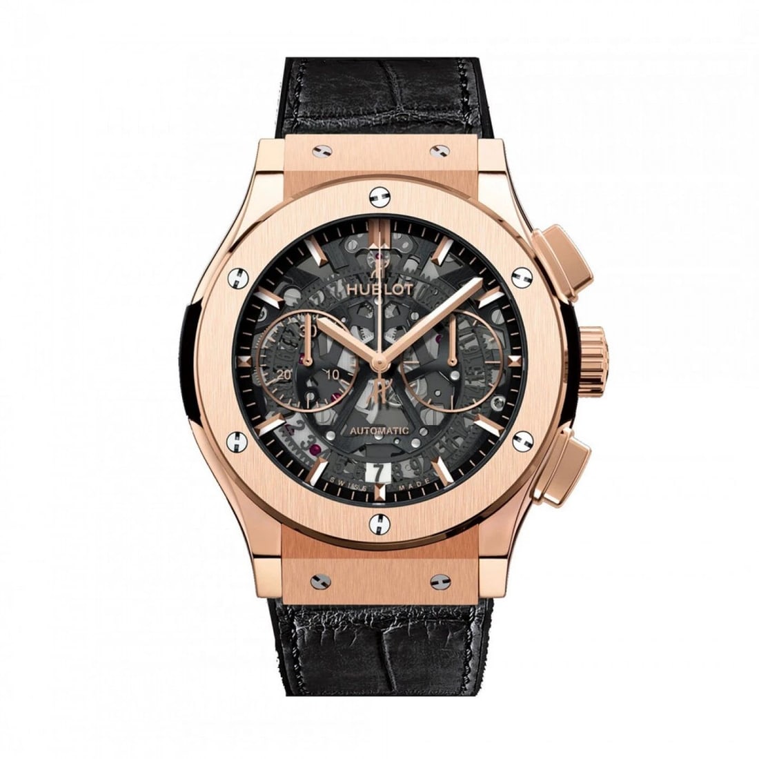 NEW HUBLOT CLASSIC FUSION CHRONOGRAPH AERO 18K KING GOLD WATCH 525.OX.0180.LR (1 of 2)