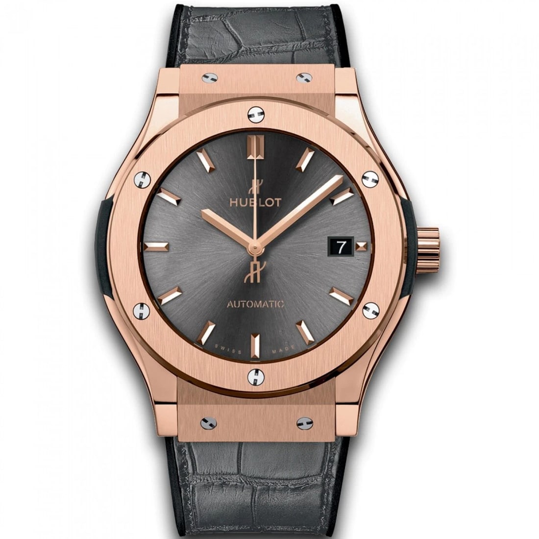 NEW HUBLOT CLASSIC FUSION 18K KING GOLD 45 MM GRAY DIAL WATCH 511.OX.7081.LR (1 of 2)