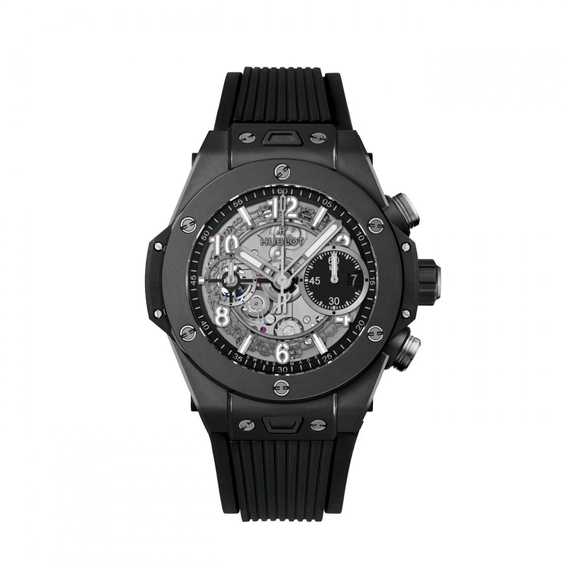 NEW HUBLOT BIG BANG UNICO BLACK MAGIC CERAMIC AUTOMATIC WATCH 441.CI.1171.RX (1 of 2)