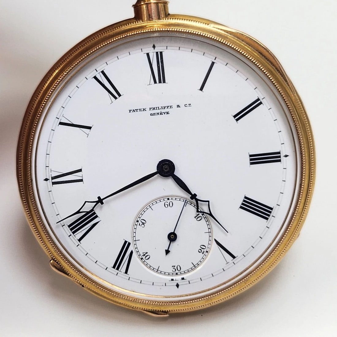 VINTAGE PATEK PHILIPPE POCKET WATCH EXTRA MOVEMENT 18K ROSE GOLD 50 MM 121 GRAMS (1 of 2)