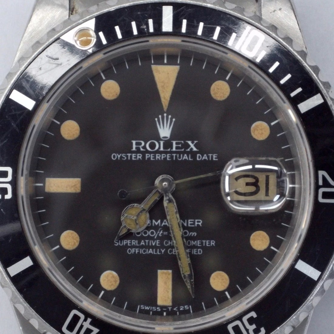 TRANSITIONAL VINTAGE ROLEX SUBMARINER 40MM STEEL AUTOMATIC WATCH 16800 YEAR 1981 (1 of 2)