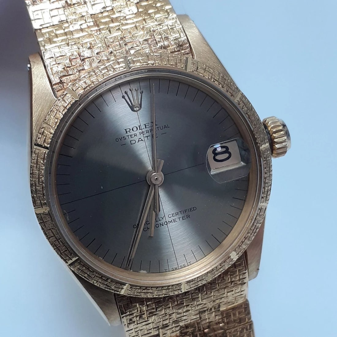 VINTAGE ROLEX MIDSIZE 31 MM ZEPHYR 18K YELLOW GOLD WATCH 6636 / 6627 CIRCA 1963 (1 of 2)