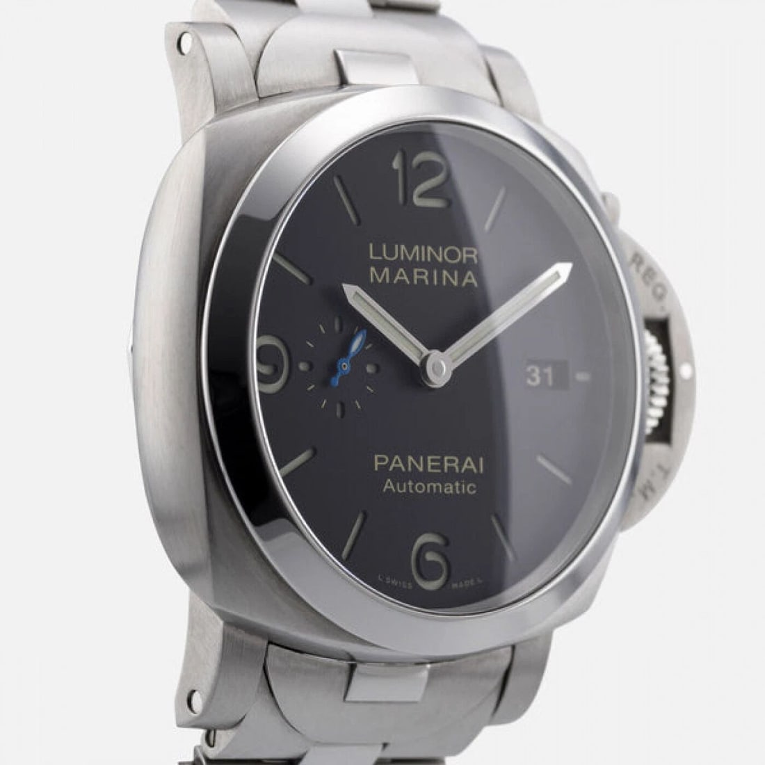NEW PANERAI LUMINOR MARINA STAINLESS STEEL AUTOMATIC SELF WIND WATCH PAM01562: NEW PANERAI LUMINOR MARINA STAINLESS STEEL AUTOMATIC SELF WIND WATCH PAM01562 Condition: New with box and papers: This item is brand new and has never been worn. It still has the original ... Read mor