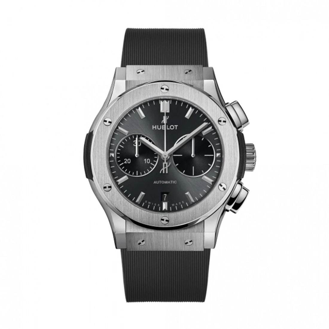NEW HUBLOT CLASSIC FUSION TITANIUM AUTOMATIC 45 MM GRAY WATCH 521.NX.7071.RX: NEW HUBLOT CLASSIC FUSION TITANIUM AUTOMATIC 45 MM GRAY WATCH 521.NX.7071.RX Condition: New with box and papers: This item is brand new and has never been worn. It still has the original ... Read more