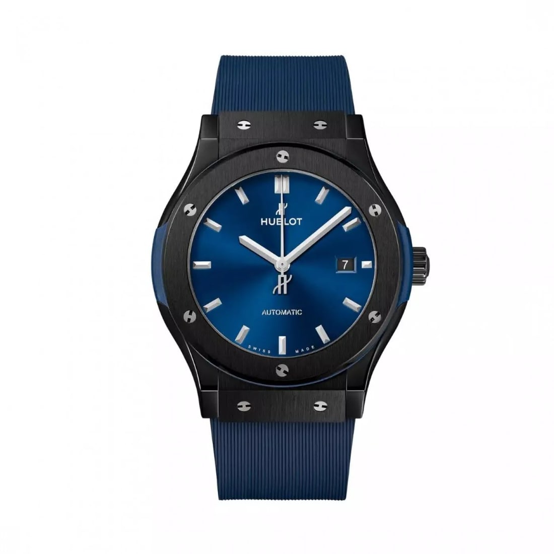 NEW HUBLOT CLASSIC FUSION CERAMIC AUTOMATIC 42 MM BLUE WATCH 542.CM.7170.RX: NEW HUBLOT CLASSIC FUSION CERAMIC AUTOMATIC 42 MM BLUE WATCH 542.CM.7170.RX Condition: New with box and papers: This item is brand new and has never been worn. It still has the original ... Read more
