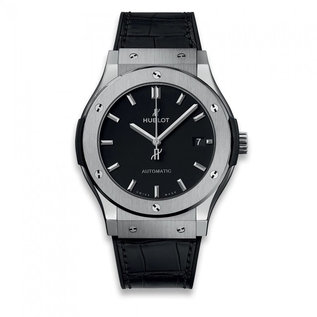 NEW HUBLOT CLASSIC FUSION TITANIUM TITANIUM 45 MM BLACK WATCH 511.NX.1171.LR (1 of 2)
