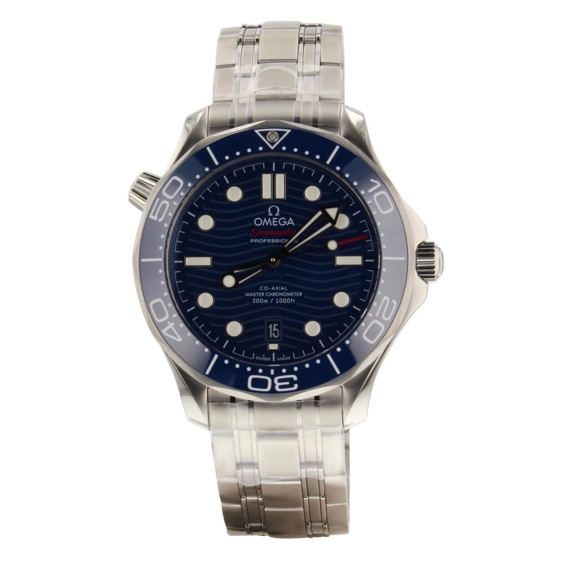 OMEGA SEAMASTER DIVER 300M STEEL 42 MM BLUE DIAL WATCH 210.30.42.20.03.001 (1 of 2)