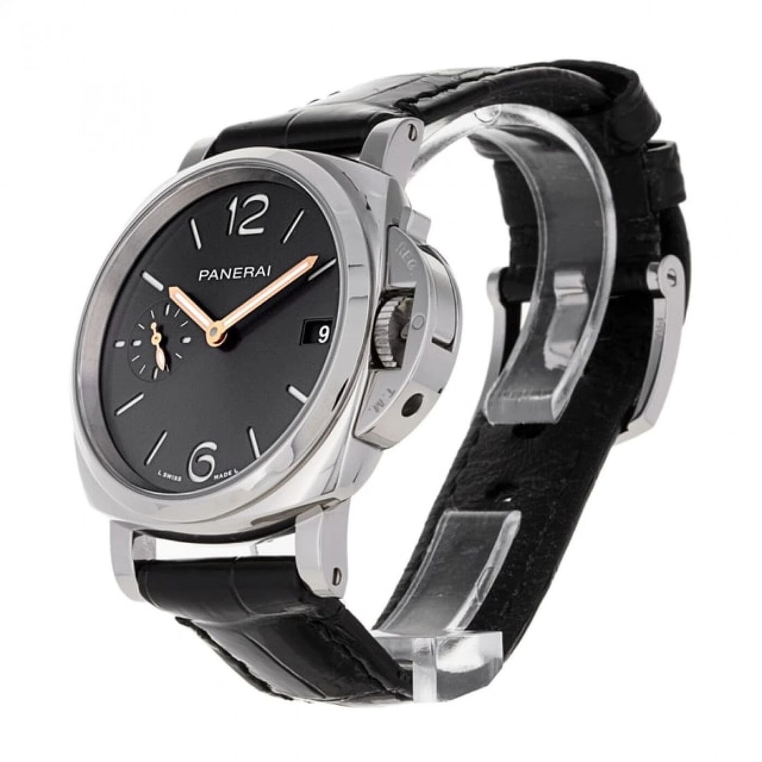 NEW PANERAI LUMINOR DUE STAINLESS STEEL AUTOMATIC SELF WIND WATCH PAM01247: NEW PANERAI LUMINOR DUE STAINLESS STEEL AUTOMATIC SELF WIND WATCH PAM01247 Condition: New with box and papers: This item is brand new and has never been worn. It still has the original ... Read more a