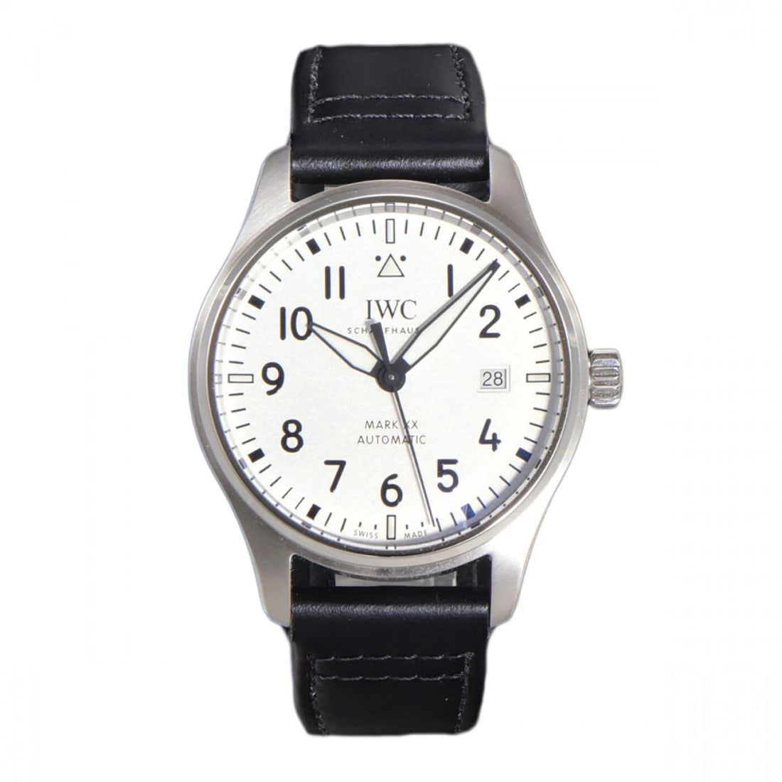 NEW IWC PILOTS MARK XX STAINLESS STEEL AUTOMATIC 40 MM WHITE WATCH IW328207 (1 of 2)