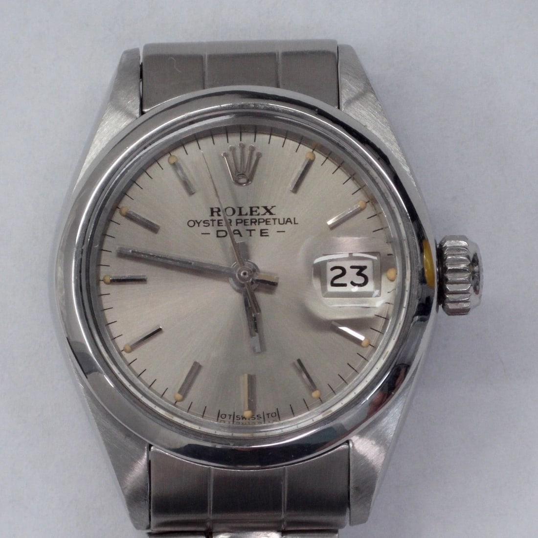 ROLEX LADIES DATE 26 MM STEEL OYSTER AUTOMATIC WATCH 6916 CIRCA 1974 (1 of 2)
