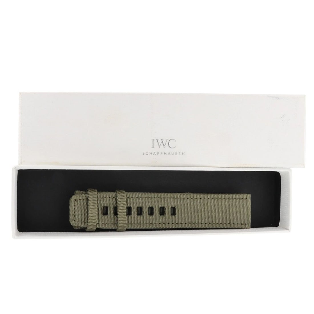 IWC MENS FABRIC STRAP BRAND NEW MILITARY GREEN: IWC MENS FABRIC STRAP BRAND NEW MILITARY GREEN Condition: New with tags: A brand-new, unused, and unworn item (including handmade items) in the original ... Read more about the condition Type: Watch P