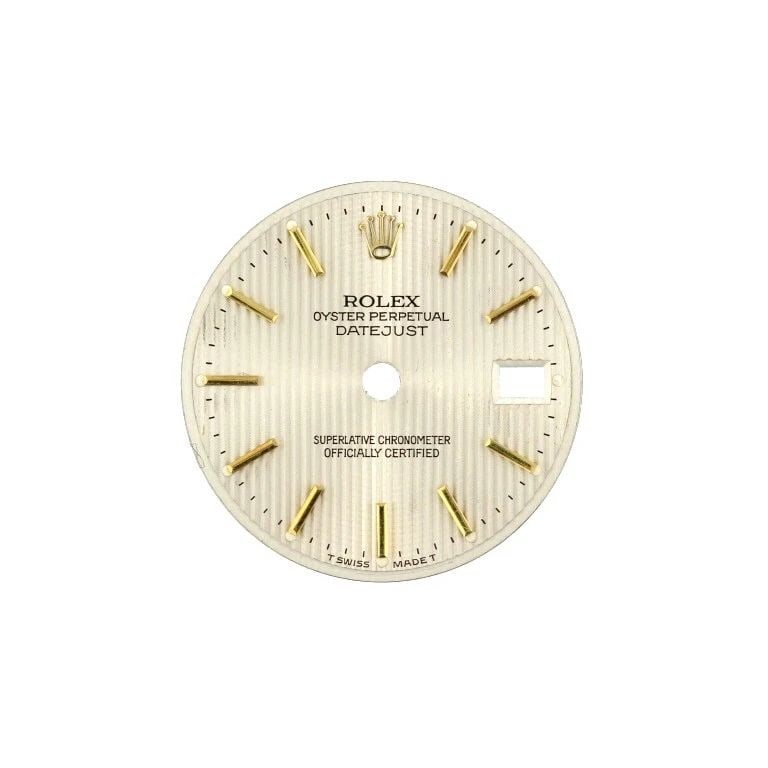 NEW ROLEX DIAL LADIES DATEJUST WITH YELLOW GOLD STICKS: NEW ROLEX DIAL LADIES DATEJUST WITH YELLOW GOLD STICKS Condition: New with tags: A brand-new, unused, and unworn item (including handmade items) in the original ... Read more about the condition MPN:
