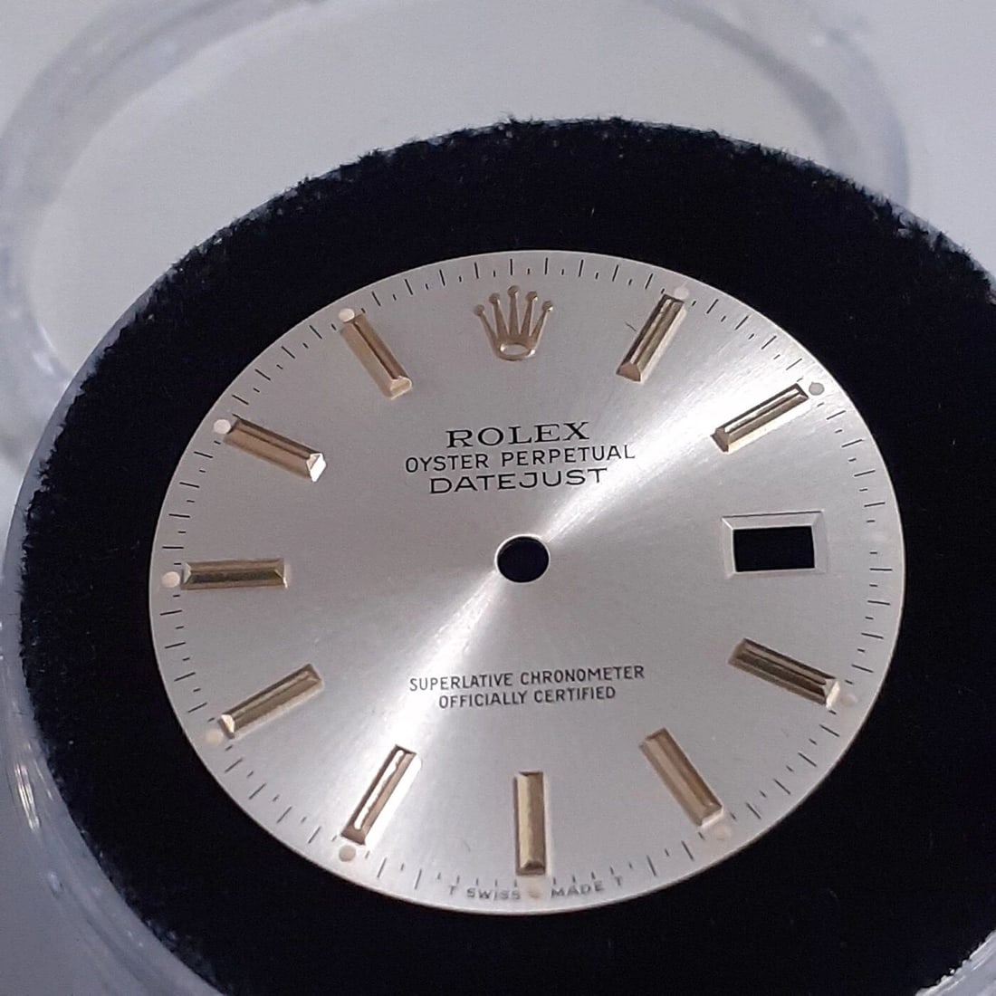 ROLEX OYSTER PERPETUAL DATEJUST SILVER DIAL 16013 27.7 MM 16233 (1 of 2)