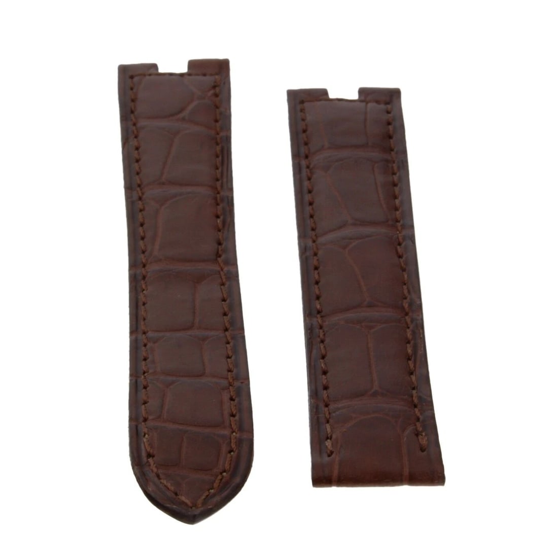 CARTIER STRAP MUST DE CARTIER GENUINE ALLIGATOR BROWN 16X14 FACTORY NEVER WORN: CARTIER STRAP MUST DE CARTIER GENUINE ALLIGATOR BROWN 16X14 FACTORY NEVER WORN Condition: Pre-owned: An item that has been used previously. The item may have some signs of cosmetic wear, but ... Read