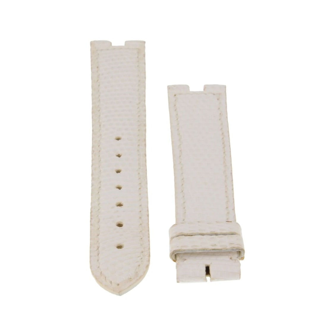 CARTIER STRAP MUST DE CARTIER GENUINE LIZARD WHITE 16X13MM FACTORY NEVER WORN: CARTIER STRAP MUST DE CARTIER GENUINE LIZARD WHITE 16X13MM FACTORY NEVER WORN Condition: Pre-owned: An item that has been used previously. The item may have some signs of cosmetic wear, but ... Read m
