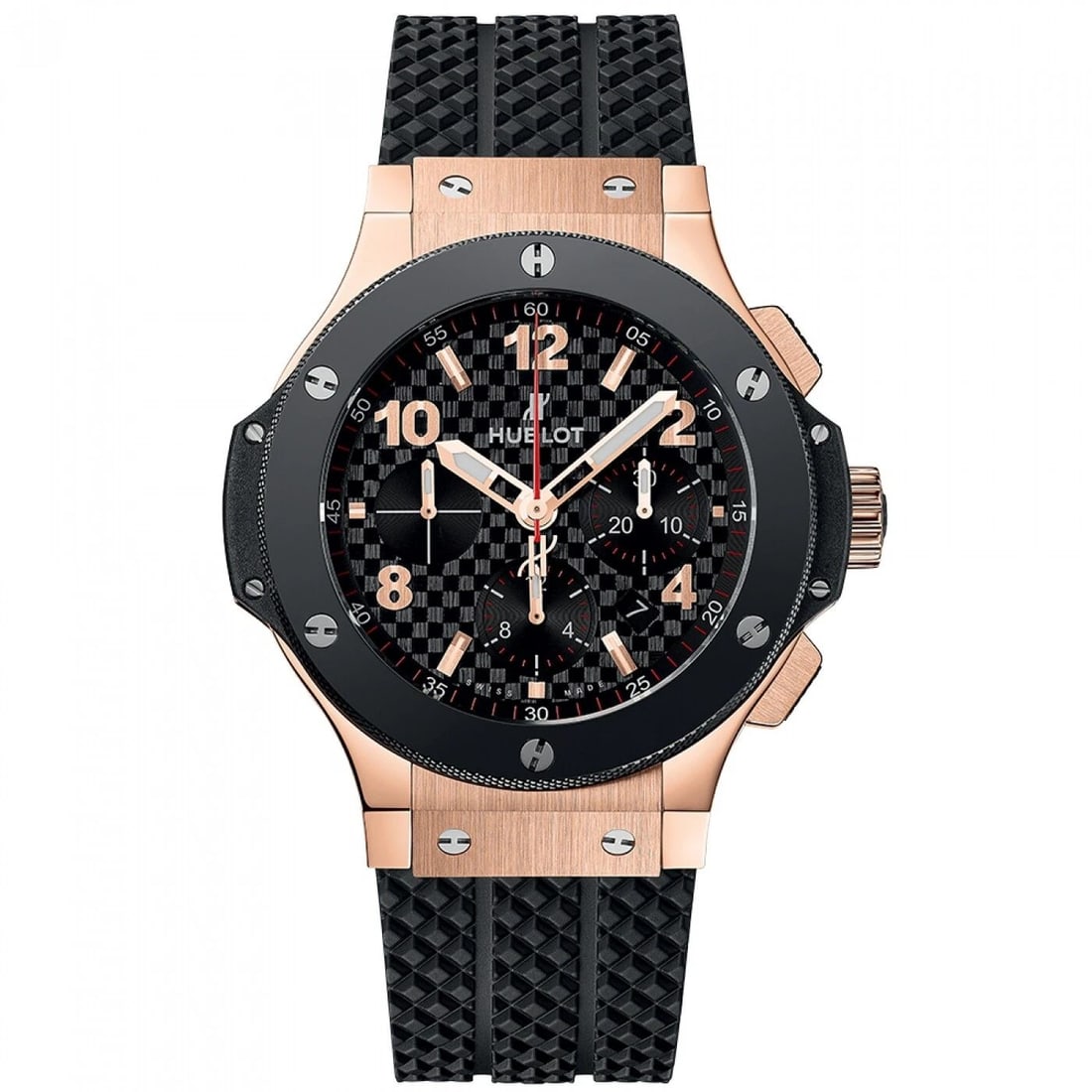 HUBLOT BIG BANG MENS 41MM 18K PINK GOLD 341.PB.131.RX (1 of 2)
