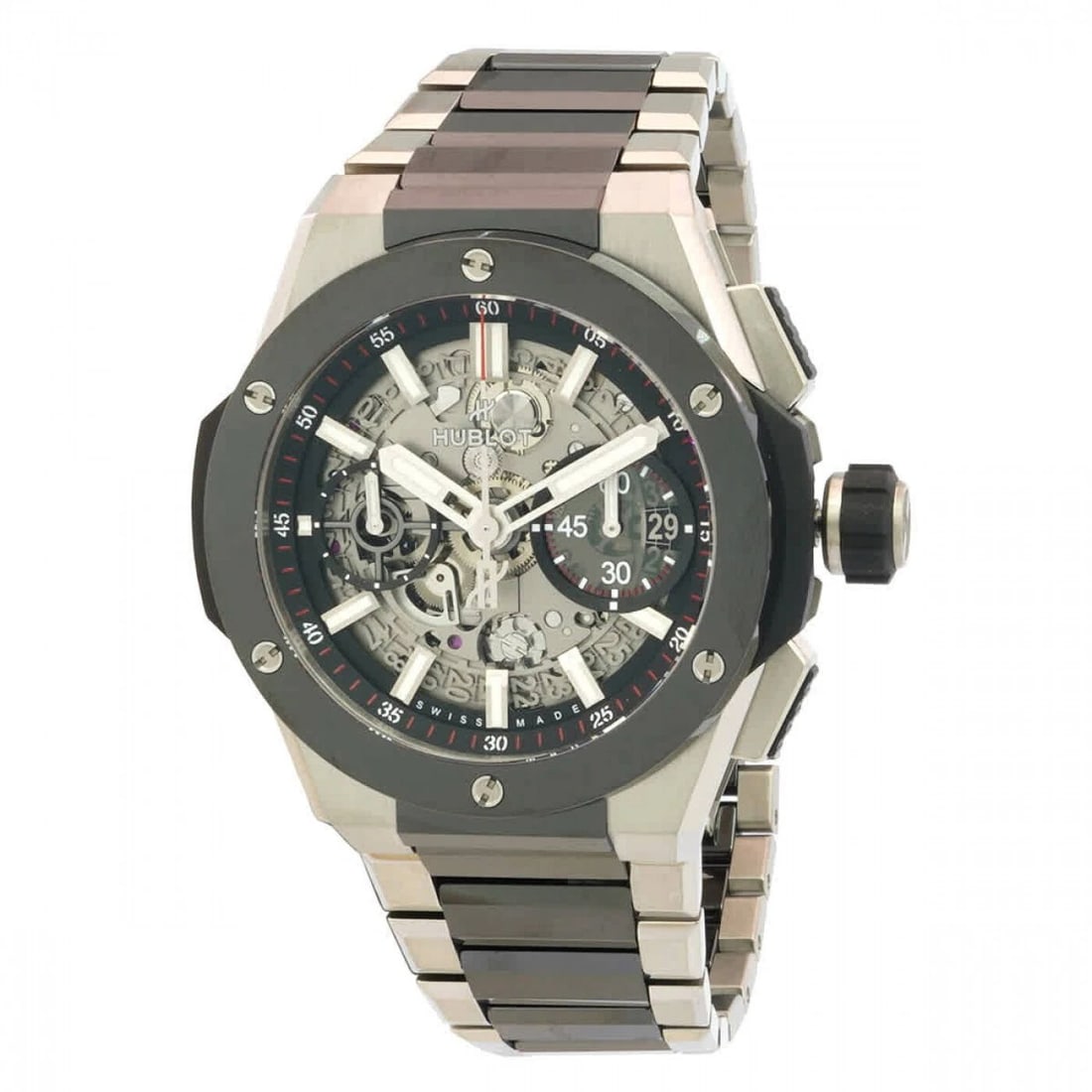 NEW HUBLOT BIG BANG 42 MM INTEGRATED TITANIUM AUTOMATIC WATCH 451.NM.1170.NM (1 of 2)