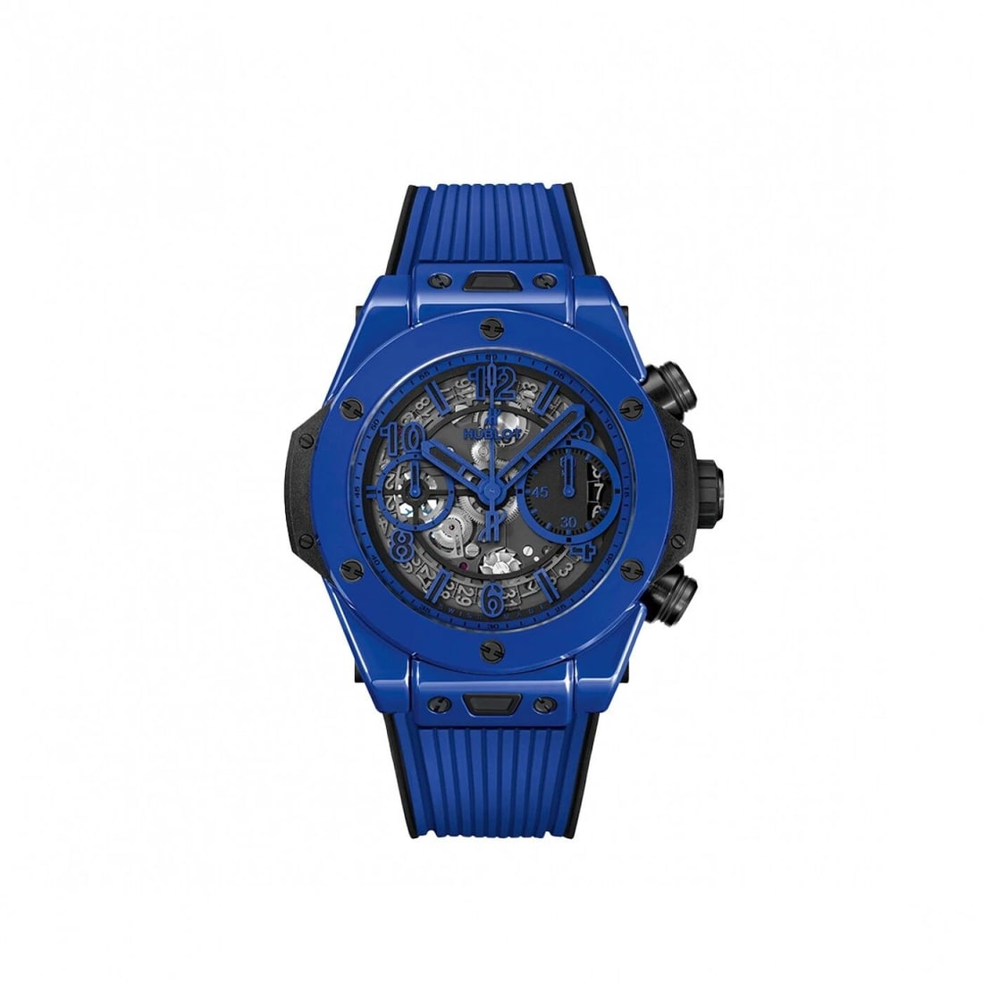 NEW HUBLOT BIG BANG 42 MM BLUE MAGIC CERAMIC AUTOMATIC WATCH 441.ES.5119.RX: NEW HUBLOT BIG BANG 42 MM BLUE MAGIC CERAMIC AUTOMATIC WATCH 441.ES.5119.RX Condition: New with box and papers: This item is brand new and has never been worn. It still has the original ... Read more