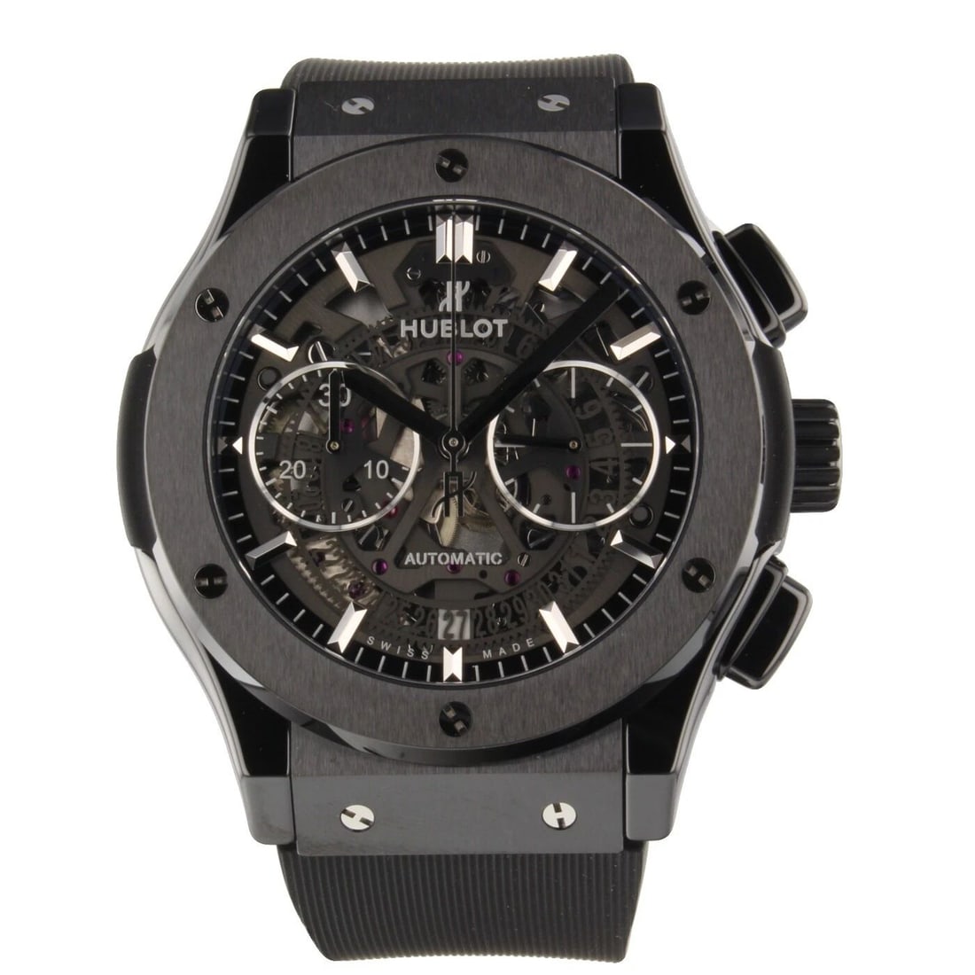 HUBLOT CLASSIC FUSION AEROFUSION CERAMIC 45 MM AUTOMATIC WATCH 525.CM.0170.RX (1 of 2)
