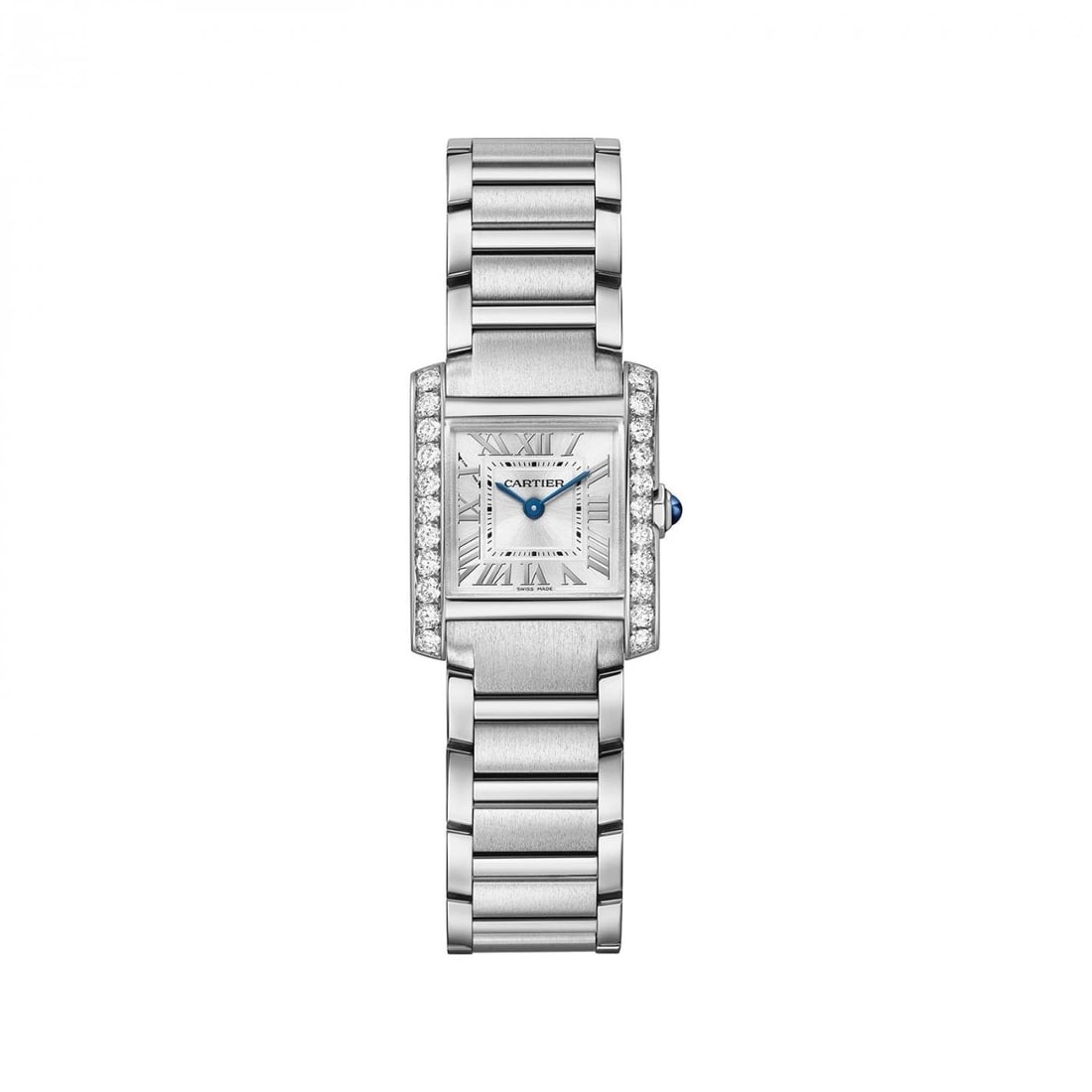 NEW CARTIER TANK FRANCAISE STAINLESS STEEL QUARTZ 21 MM SILVER WATCH W4TA0020: NEW CARTIER TANK FRANCAISE STAINLESS STEEL QUARTZ 21 MM SILVER WATCH W4TA0020 Condition: New with box and papers: This item is brand new and has never been worn. It still has the original ... Read mor