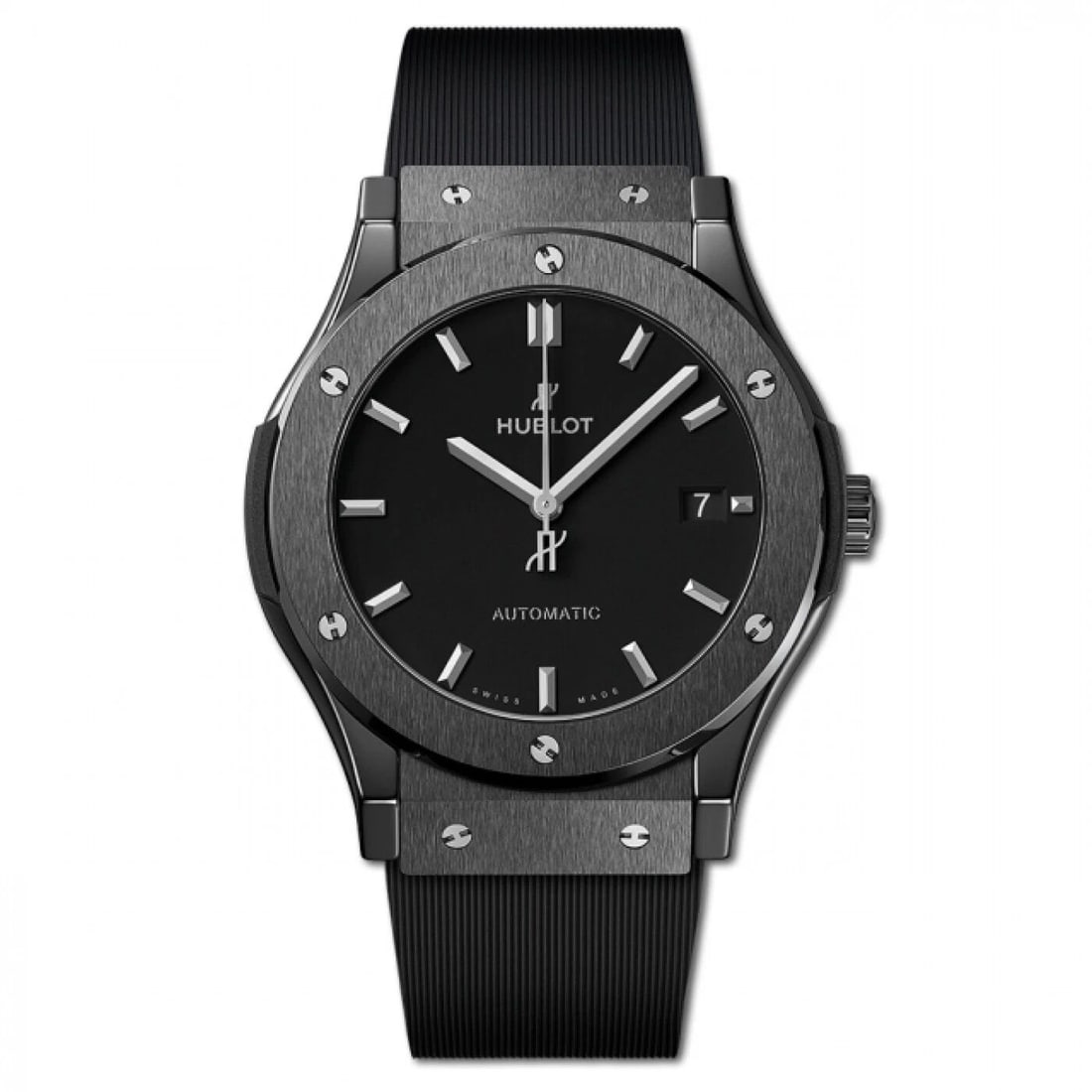 NEW HUBLOT CLASSIC FUSION CERAMIC AUTOMATIC 45MM BLACK WATCH 511.CM.1171.RX: NEW HUBLOT CLASSIC FUSION CERAMIC AUTOMATIC 45MM BLACK WATCH 511.CM.1171.RX Condition: New with box and papers: This item is brand new and has never been worn. It still has the original ... Read more