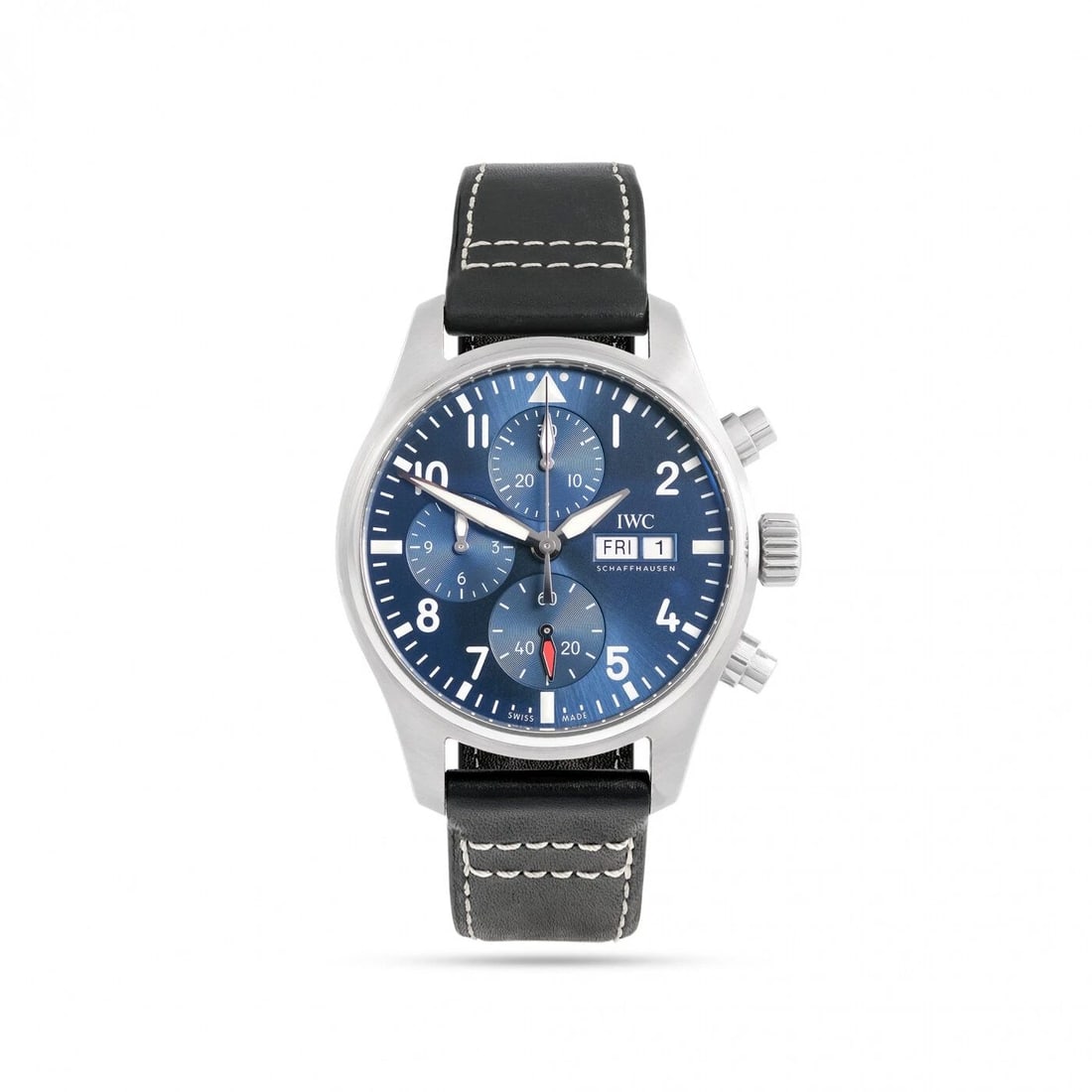 NEW IWC PILOTS STAINLESS STEEL AUTOMATIC 41 MM BLUE WATCH IW388101 (1 of 2)