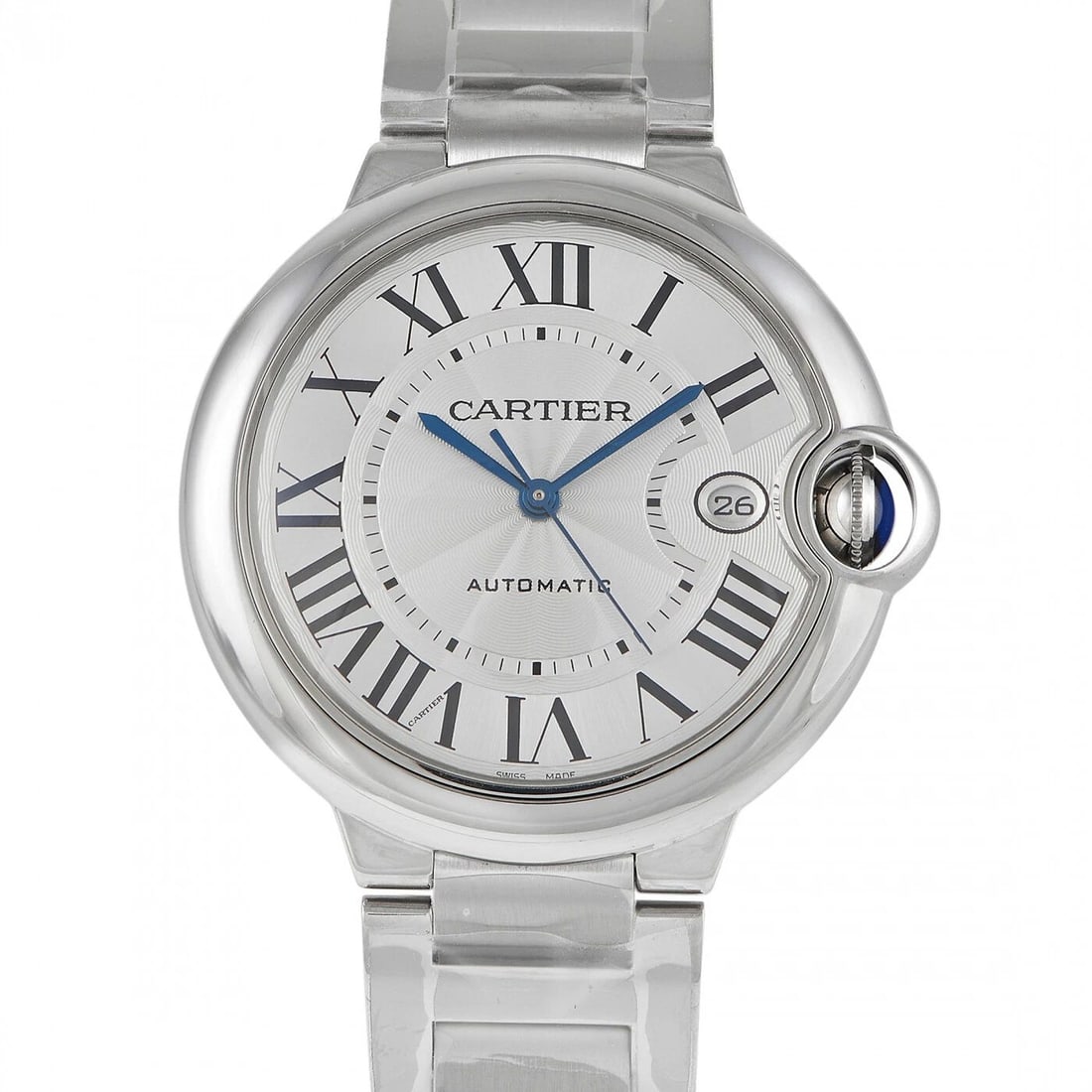 NEW CARTIER BALLON BLEU STAINLESS STEEL AUTOMATIC 40 MM SILVER WATCH WSBB0040 (1 of 2)