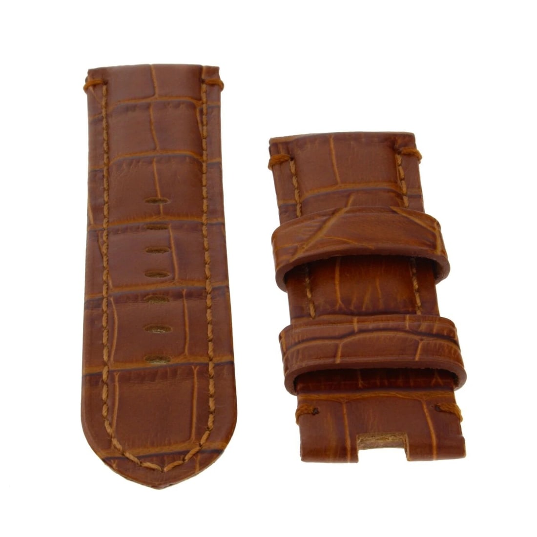 PANERAI ORIGINAL FACTORY 24X21MM MENS CALF-SKIN BROWN STRAP NEVER WORN: PANERAI ORIGINAL FACTORY 24X21MM MENS CALF-SKIN BROWN STRAP NEVER WORN Condition: Pre-owned: An item that has been used previously. The item may have some signs of cosmetic wear, but ... Read more abo