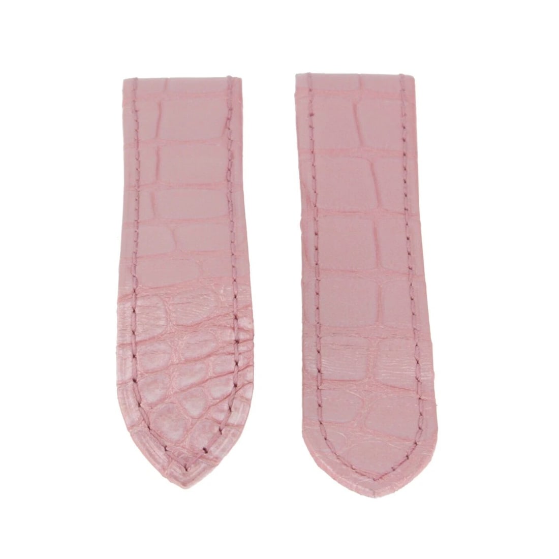 CARTIER STRAP SANTOS GENUINE ALLIGATOR LADIES PINK 20X18MM FACTORY NEVER WORN (1 of 2)