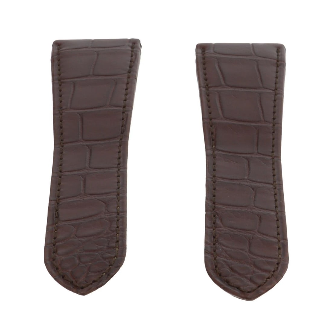 CARTIER STRAP GENUINE ALLIGATOR BROWN MENS 24X18 FACTORY NEVER WORN (1 of 2)