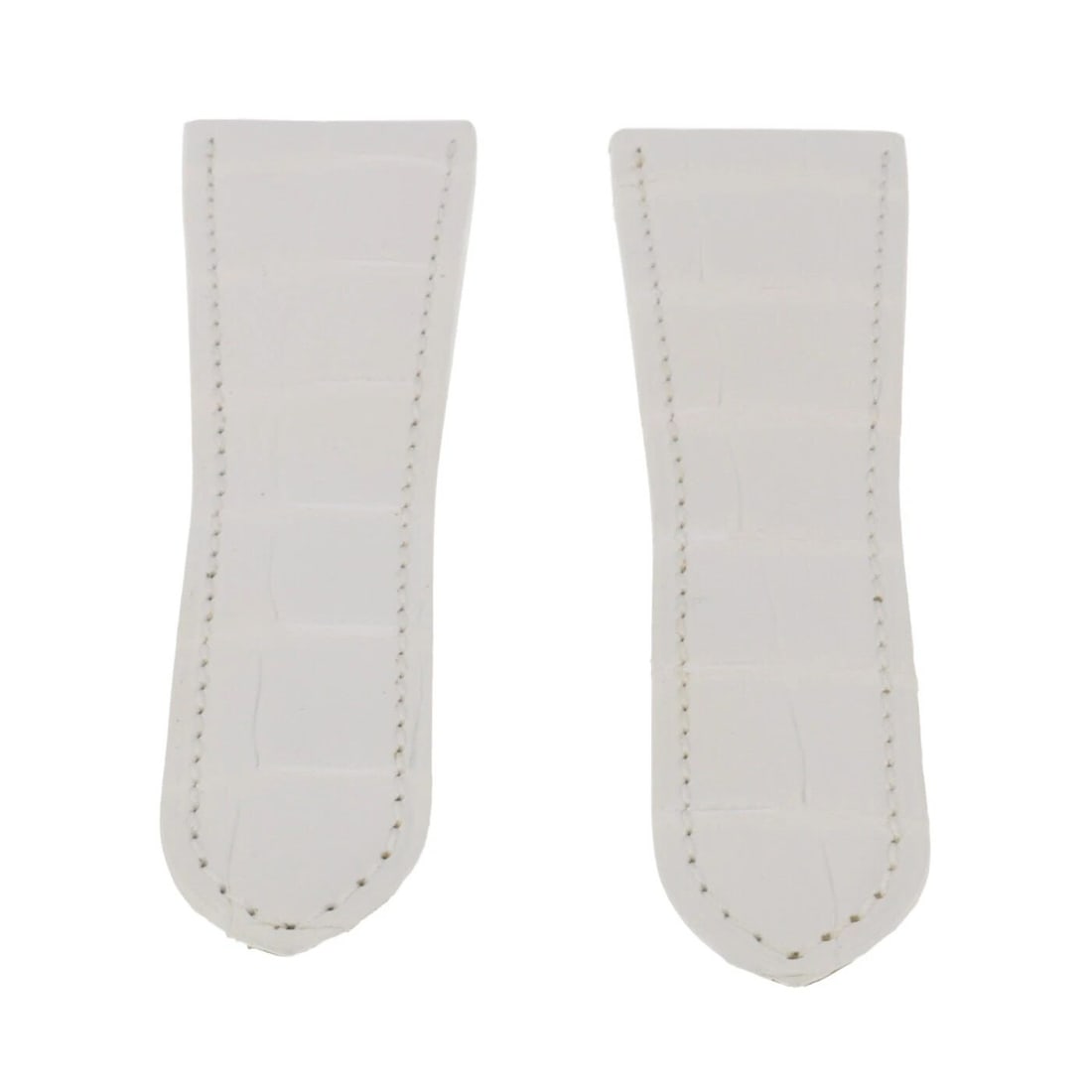 CARTIER STRAP GENUINE ALLIGATOR WHITE 24X18MM FACTORY NEVER WORN (1 of 2)