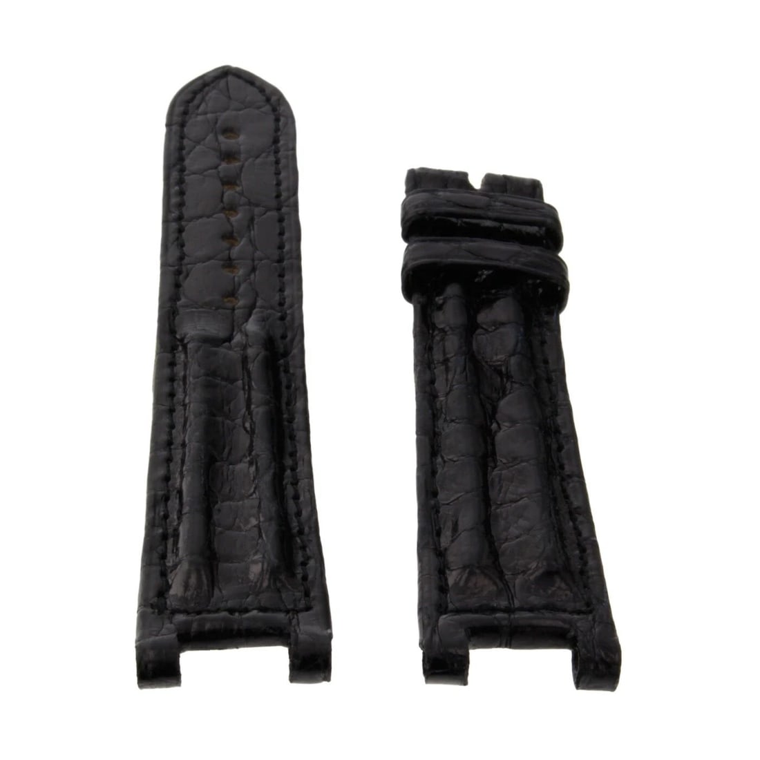 CARTIER STRAP PASHA GENUINE ALLIGATOR BLACK 17X15MM FACTORY NEVER WORN: CARTIER STRAP PASHA GENUINE ALLIGATOR BLACK 17X15MM FACTORY NEVER WORN Condition: Pre-owned: An item that has been used previously. The item may have some signs of cosmetic wear, but ... Read more abo