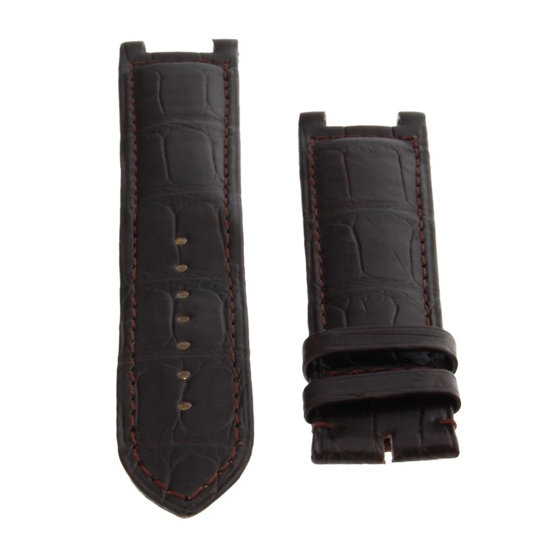 CARTIER STRAP PASHA GENUINE ALLIGATOR BROWN 20X18MM FACTORY NEVER WORN: CARTIER STRAP PASHA GENUINE ALLIGATOR BROWN 20X18MM FACTORY NEVER WORN Condition: Pre-owned: An item that has been used previously. The item may have some signs of cosmetic wear, but ... Read more abo