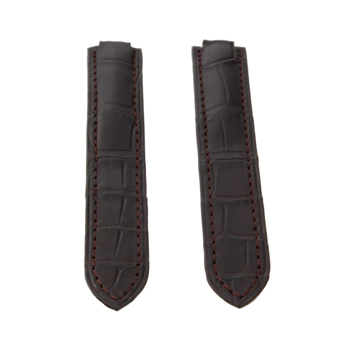 CARTIER STRAP BALLON BLEU 14X14MM GENUINE ALLIGATOR STRAP NEVER WORN BROWN (1 of 2)