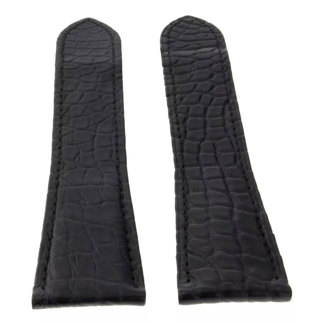 CARTIER STRAP GENUINE LIZARD MENS 23X17 BLACK FACTORY NEVER WORN (1 of 2)