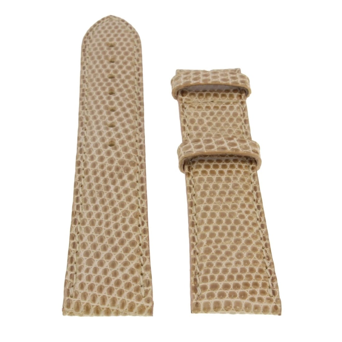 CARTIER STRAP GENUINE BEIGE LIZARD BAND 17X16MM FACTORY NEVER WORN: CARTIER STRAP GENUINE BEIGE LIZARD BAND 17X16MM FACTORY NEVER WORN Condition: Pre-owned: An item that has been used previously. The item may have some signs of cosmetic wear, but ... Read more about t