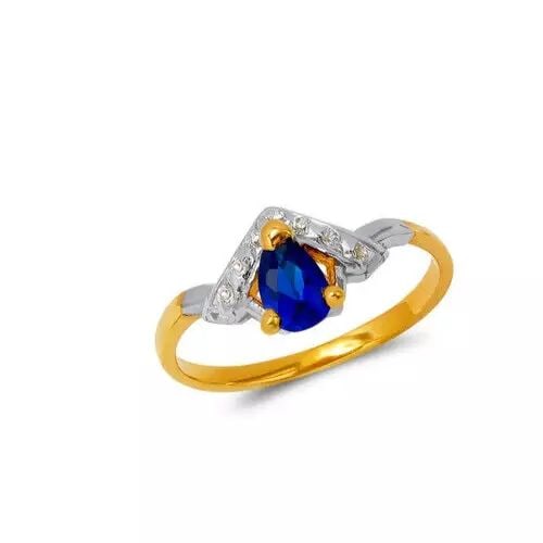 NEW 14K TWO TONE GOLD LADIES CZ RING: NEW 14K TWO TONE GOLD LADIES CZ RING 14K Two Tone Gold Size 7 Approx. 6mm Stone, 8mm Center High Polished/Cubic Zirconia Weight: 2.1Grams