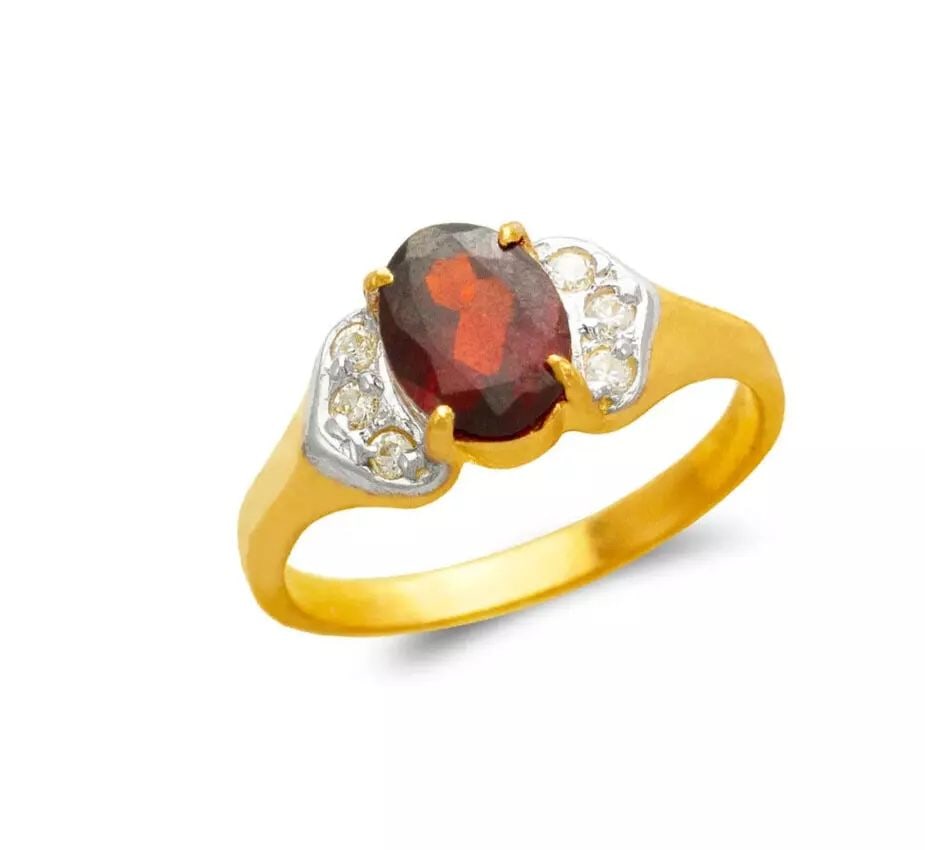 NEW 14K TWO TONE GOLD LADIES CZ RING: NEW 14K TWO TONE GOLD LADIES CZ RING 14K Two Tone Gold Size 7 Approx. 8mm Stone, 8mm Center High Polished/Cubic Zirconia Weight: 2.6 Grams