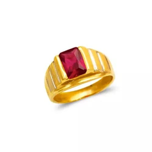 NEW 14K YELLOW GOLD KIDS CZ RING: NEW 14K YELLOW GOLD KIDS CZ RING 14K Yellow Gold Approx.10mm [Center] High Polished/Cubic Zirconia Weight: 4.4 Grams