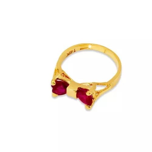 NEW 14K YELLOW GOLD KIDS CZ RING: NEW 14K YELLOW GOLD KIDS CZ RING 14K Yellow Gold Approx. 6mm [Center] High Polished/Cubic Zirconia Weight: 2.1 Grams